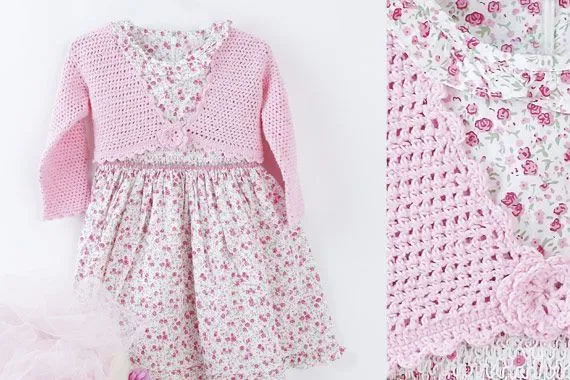 Boleros tejidos a crochet para bebé - Imagui Boleros tejidos a crochet para bebé - Imagui