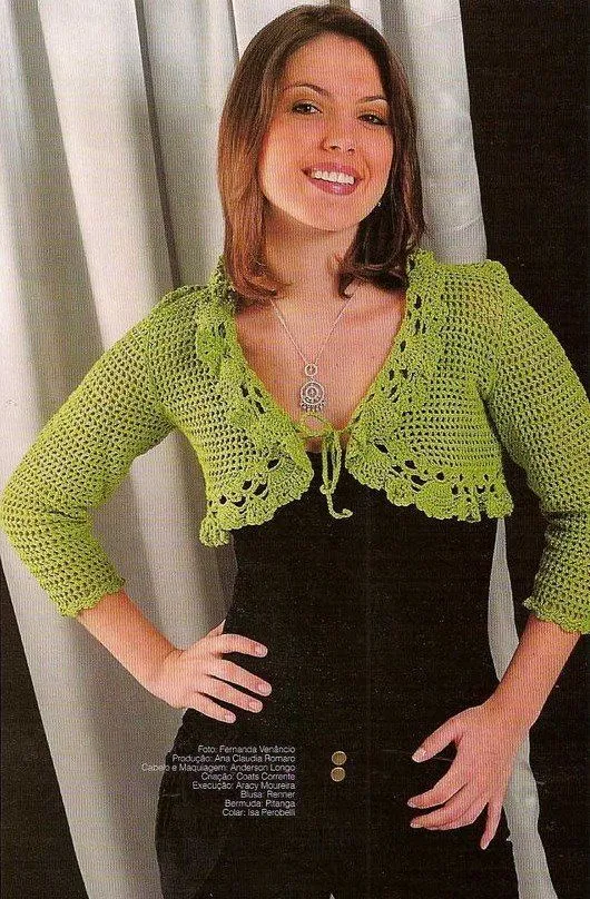 Patrones crochet boleros - Imagui