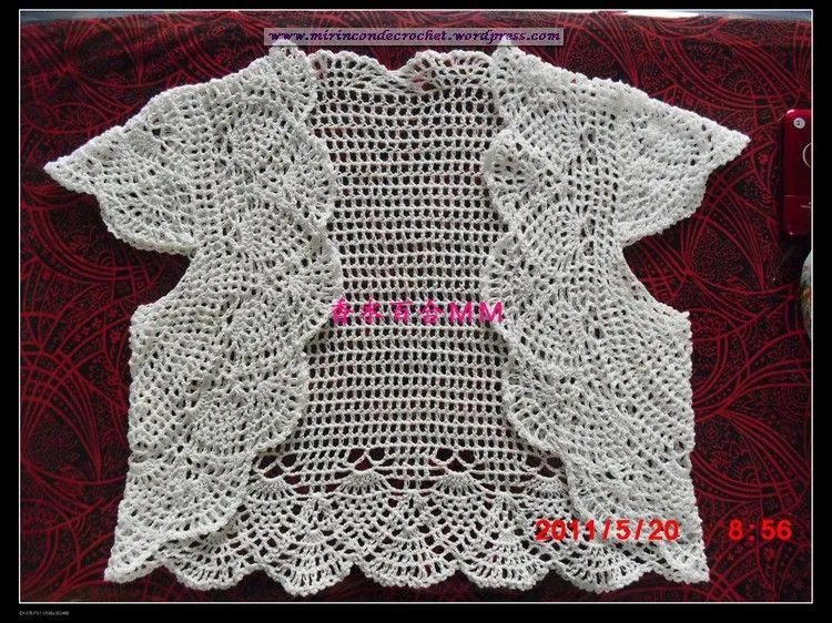 Bolero en una sola pieza….Divino!!! | Mi Rincon de Crochet