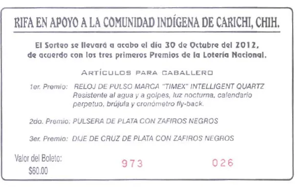 Como hacer boletos para rifa - Imagui