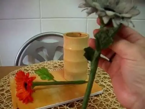 COMO HACER UN BOLIGRAFO FLOR - YouTube