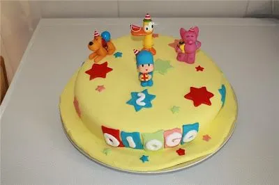 Os Bolinhos da Sofia: Bolo Pocoyo, :)
