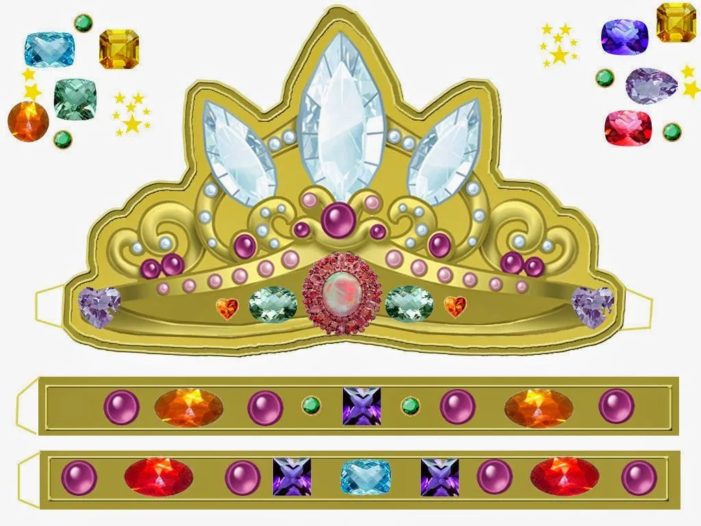 Coronas y Tiaras para Imprimir Gratis. | Ideas y material gratis ... Coronas y Tiaras para Imprimir Gratis. | Ideas y material gratis ...