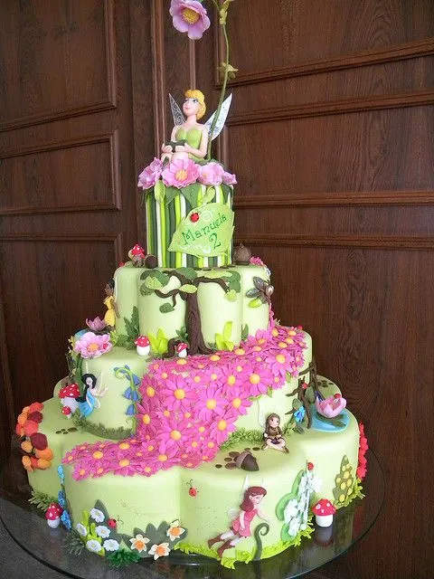 Bolo de aniversario tinker bell - Imagui