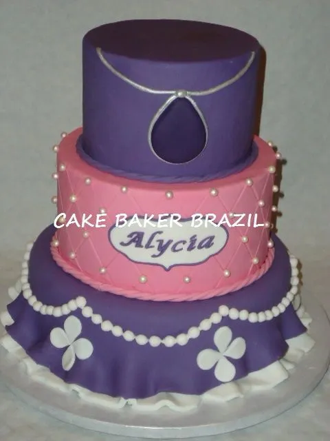 Bolo Princesa Sofia – Princess Sofia Cake | CakeBakerBrasil Bolo Princesa Sofia – Princess Sofia Cake | CakeBakerBrasil