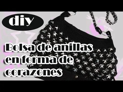 Como hacer una bolsa con anillas de lata: Bolsa de Corazones Parte ... Como hacer una bolsa con anillas de lata: Bolsa de Corazones Parte ...