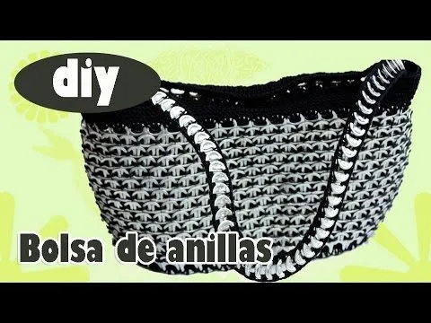 Como hacer una bolsa con anillas de lata: Bolsa Interesante Parte ... Como hacer una bolsa con anillas de lata: Bolsa Interesante Parte ...