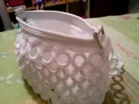 Bolsa Artesanal Aros Blancos - YouTube