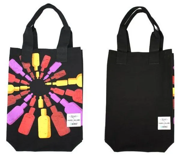 Bolsa de botellas de plástico recicladas