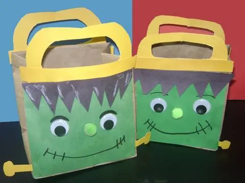 Bolsa decorada, inspirada en "Frankenstein" - el libro de Mary ...
