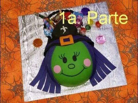 Bolsa de Dulces para Halloween - 1a. Parte - YouTube Bolsa de Dulces para Halloween - 1a. Parte - YouTube