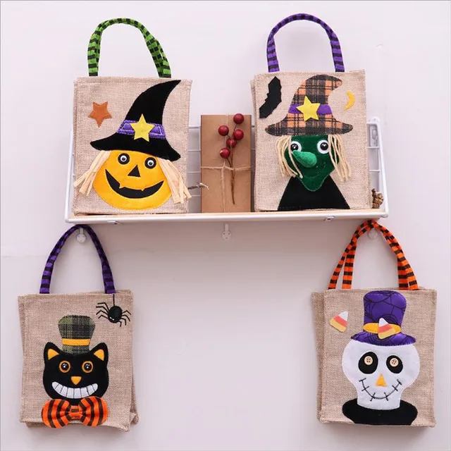 Bolsa De Dulces De Halloween, Bolsa De Regalo De Yute Para Fiestas, Calabaza, Halloween, Dulces Gruesos, Almacenamiento De Regalos Para Niños - Cajas De Regalo Y Bolsas - AliExpress Bolsa De Dulces De Halloween, Bolsa De Regalo De Yute Para Fiestas, Calabaza, Halloween, Dulces Gruesos, Almacenamiento De Regalos Para Niños - Cajas De Regalo Y Bolsas - AliExpress