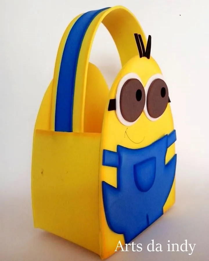 Bolsa de Minions en goma eva paso a paso - Manualidades en Goma Eva y Foami Bolsa de Minions en goma eva paso a paso - Manualidades en Goma Eva y Foami