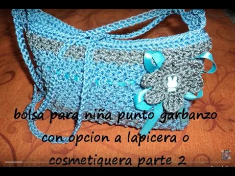 BOLSA PARA NIÑA A GANCHILLO CON OPCION A LAPICERA O COSMETIQUERA ... BOLSA PARA NIÑA A GANCHILLO CON OPCION A LAPICERA O COSMETIQUERA ...