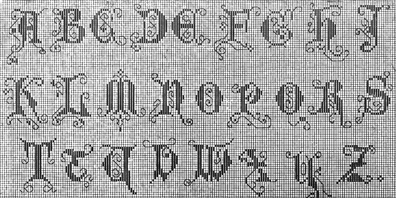 La bolsa de papel: Patrones clásicos de letras para punto de cruz La bolsa de papel: Patrones clásicos de letras para punto de cruz