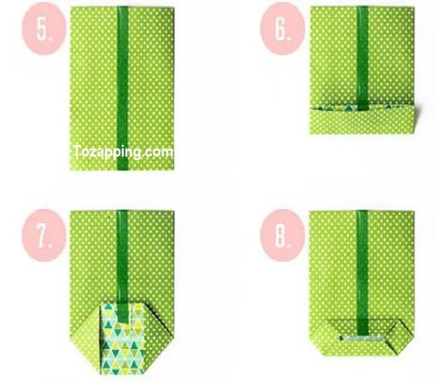 Cómo hacer una bolsa de papel - Tozapping.com