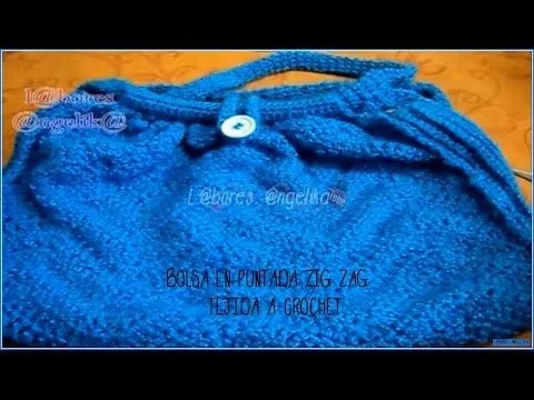 BOLSA EN PUNTADA ZIG-ZAG TEJIDA A GANCHILLO PASO A PASO PARTE 1 ... BOLSA EN PUNTADA ZIG-ZAG TEJIDA A GANCHILLO PASO A PASO PARTE 1 ...