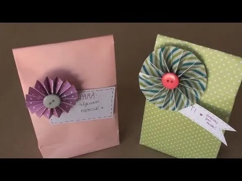 Cómo hacer bolsas de regalo: 11 pasos (con fotos)
