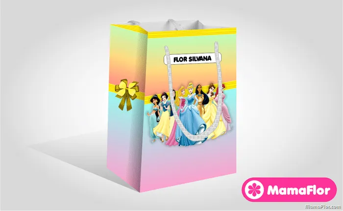 Bolsa de Sorpresas de las Princesas Disney, para imprimir ...