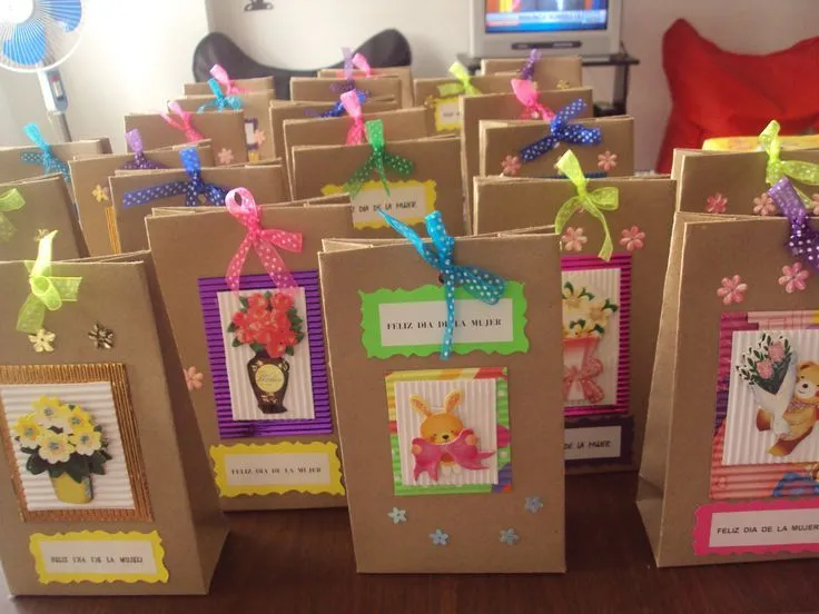 Bolsas craf decoradas | Bellos diseños de fiestas infantiles ...