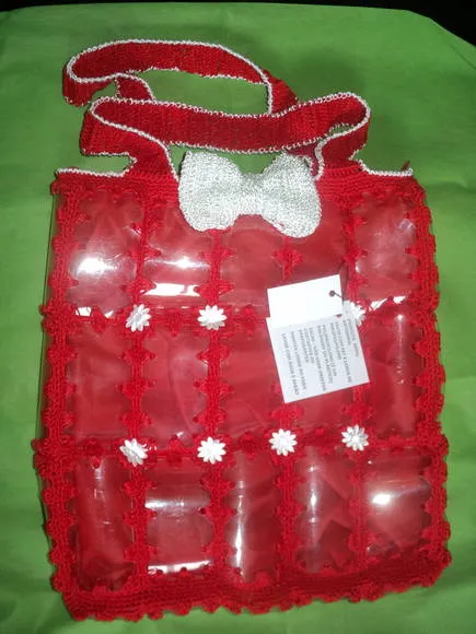 Bolsas de Garrafas Pet e Croche | Elo7