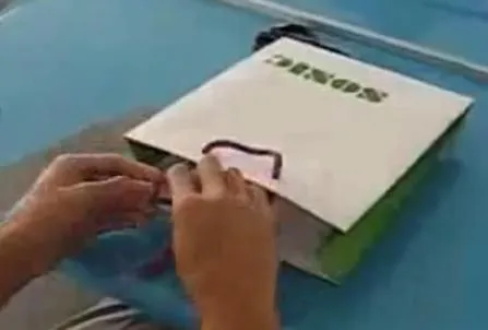 Moldes de bolsas de papel para imprimir - Imagui