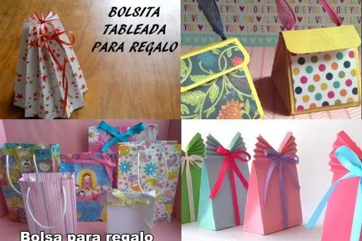4 bolsas de papel DIY para sorprender con tus regalos | MariaPintado