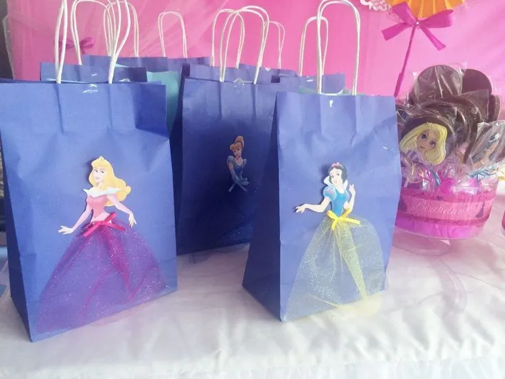 Bolsas de regalitos, sorpresas princesas de disney | Decoración ... Bolsas de regalitos, sorpresas princesas de disney | Decoración ...
