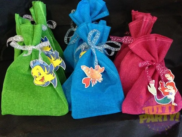 Bolsa de dulces de Ariel la sirenita - Imagui