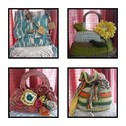 Carteras tejidas al crochet paso a paso - Imagui