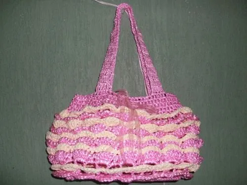 Como hacer bolsas de rafia tejidas - Imagui Como hacer bolsas de rafia tejidas - Imagui