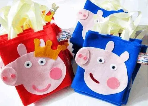 bolsas y/o morrales para sorpresa de cumpleaños peppa pig ...