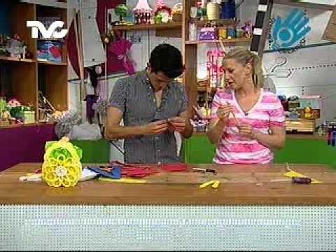 Cómo hacer una Bolsita de Foami (EC) - YouTube Cómo hacer una Bolsita de Foami (EC) - YouTube