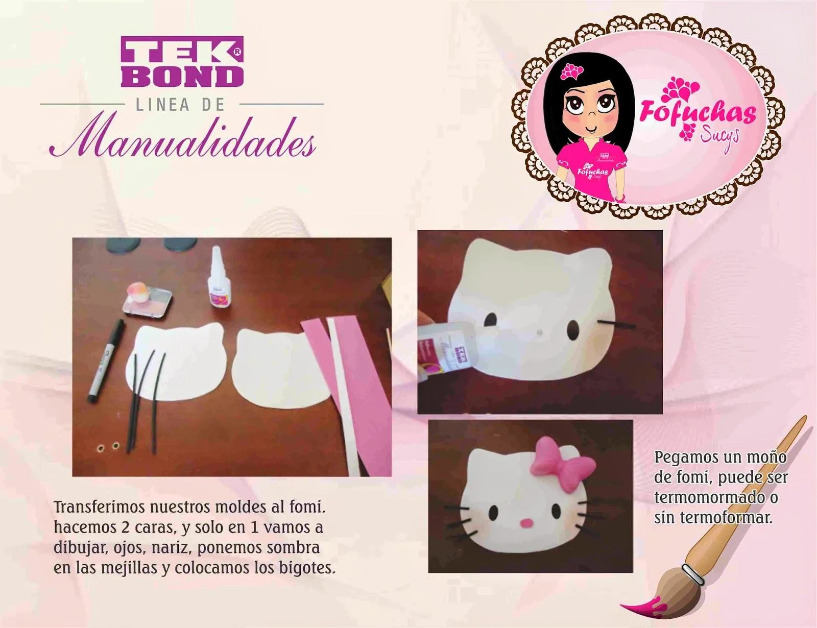 Como hacer bolsita de Hello Kitty en goma eva - Manualidades en Goma Eva y Foami Como hacer bolsita de Hello Kitty en goma eva - Manualidades en Goma Eva y Foami
