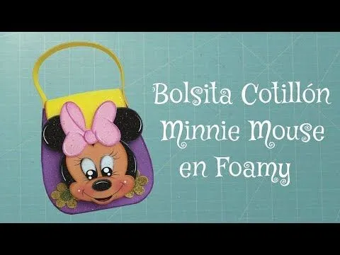 Bolsita Minnie Mouse en Foami, Goma Eva, Microporoso - YouTube Bolsita Minnie Mouse en Foami, Goma Eva, Microporoso - YouTube