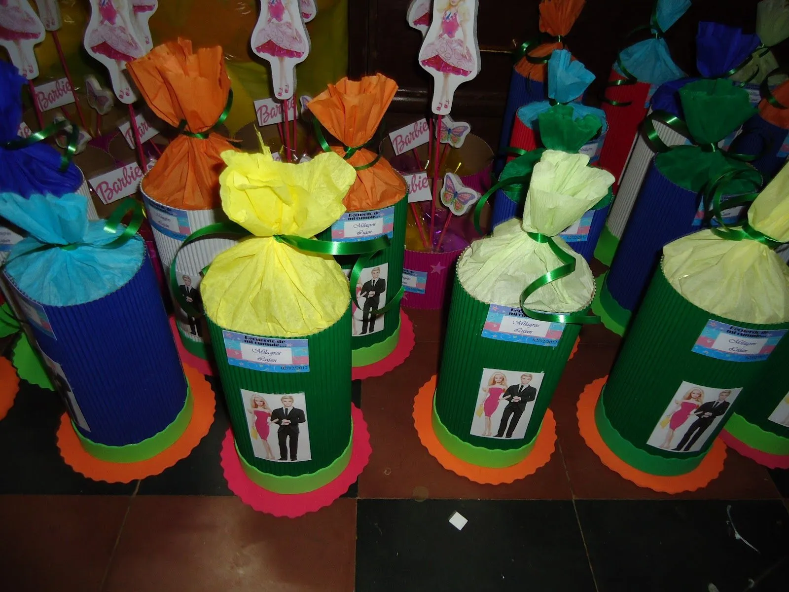 Bolsitas de carton corrugado para cumpleaños - Imagui