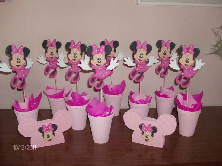 Como hacer bolsitas para cumpleaños de Minnie - Imagui | cosas ...