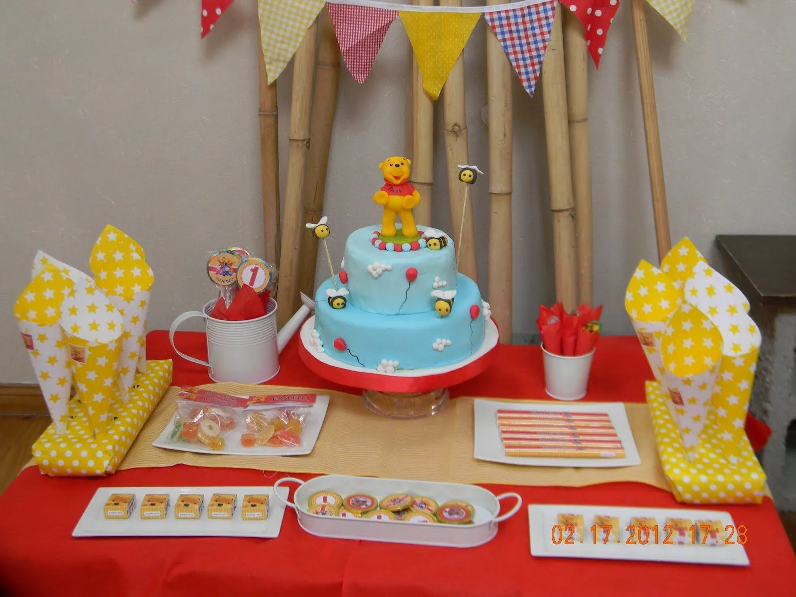 Bolsitas para cumpleaños de Winnie Pooh bebé - Imagui