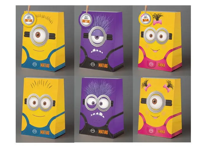 Bolsitas Golosineras // Minions - Fiestas Cancheras