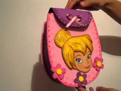 Bolsitas de goma eva de Tinkerbell - Imagui