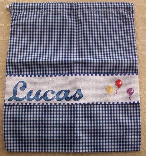 Letras de punto cruz para baberos - Imagui
