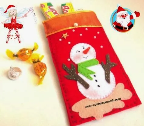 Bolsitas navideñas para niños ~ cositasconmesh