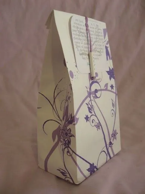 Como hacer bolsitas de papel - Imagui