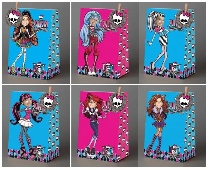 Bolsitas Personalizadas de Monster High | Bolsitas souvenirs para ...