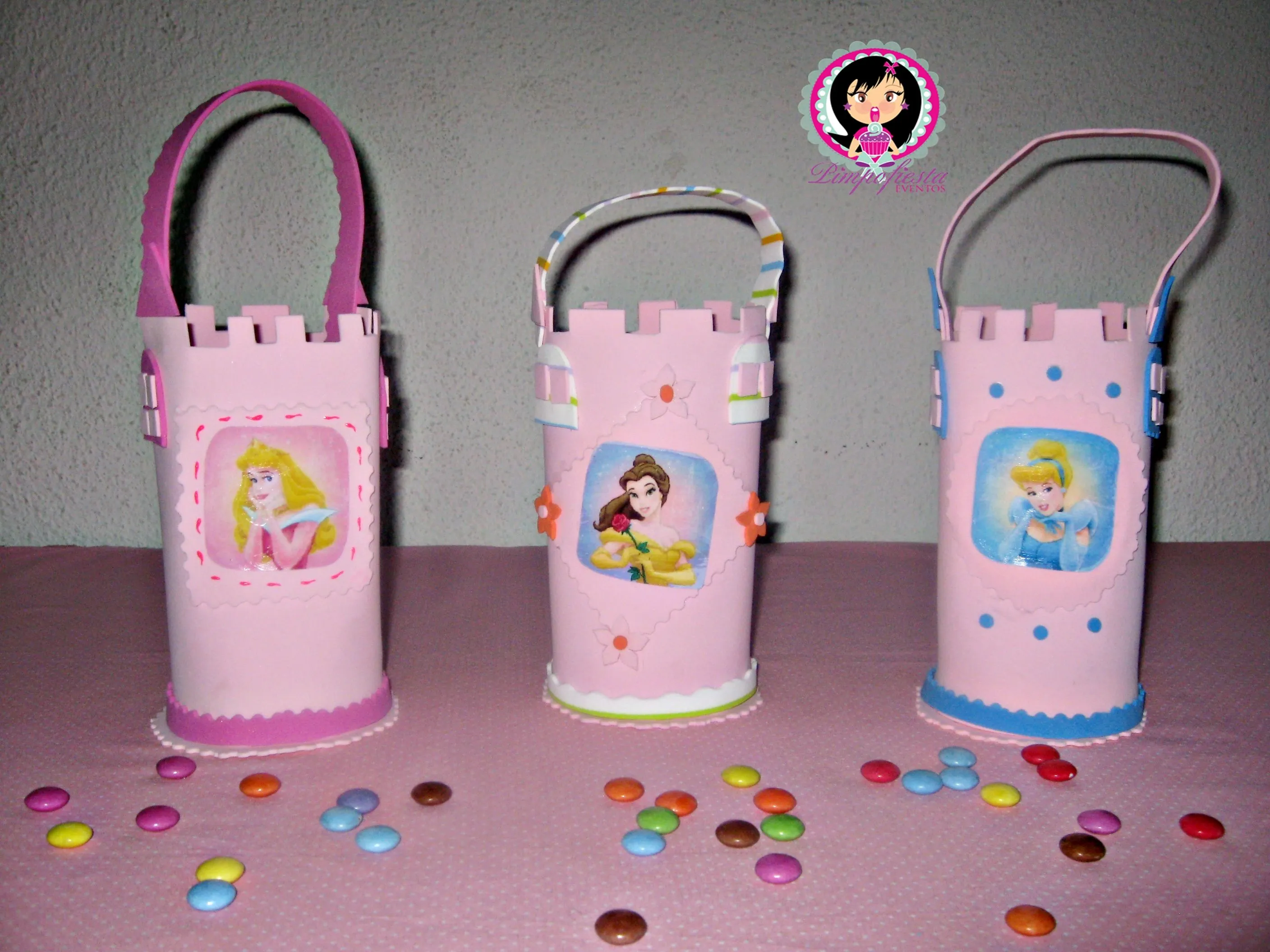 bolsitas para chuches de princesas | Pimpofiesta