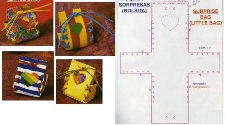 Bolsitas de regalo en goma eva - Todo en Goma Eva Bolsitas de regalo en goma eva - Todo en Goma Eva
