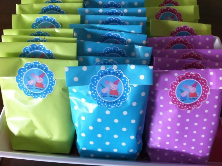 Bolsitas sorpresas | Cumpleaños Peppa Pig. Enero 2014 | Pinterest Bolsitas sorpresas | Cumpleaños Peppa Pig. Enero 2014 | Pinterest