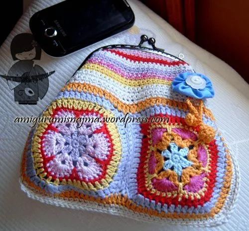 Bolso con boquilla metalica | Labores de Najma