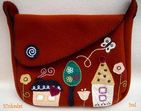 bolso fieltro | Aprender manualidades es facilisimo. bolso fieltro | Aprender manualidades es facilisimo.