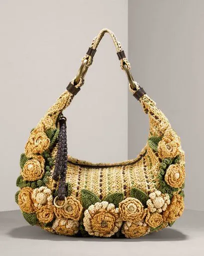 BOLSO DE FLORES TEJIDO A CROCHET PASO A PASO | Patrones Crochet ...